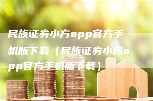 民族证券小方app官方手机版下载（民族证券小方app官方手机版下载）