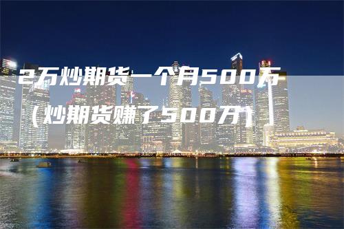 2万炒期货一个月500万（炒期货赚了500万）